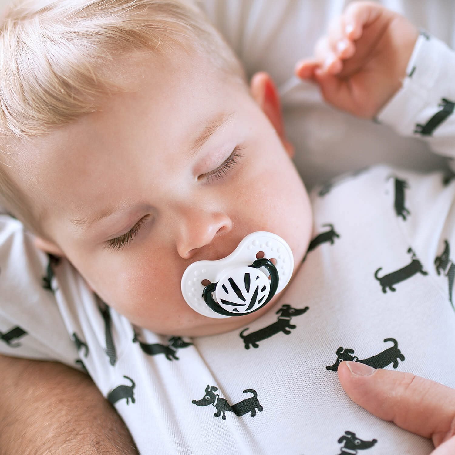 Dudlík LOVI Salt & Pepper 6-18m 2 ks