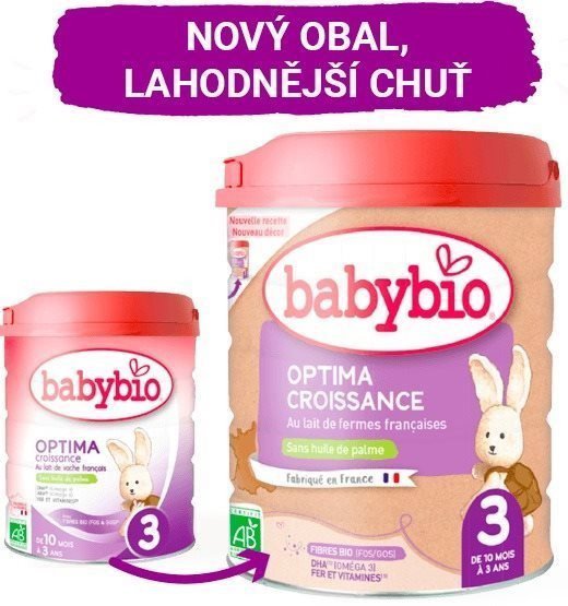 Kojenecké mléko BABYBIO OPTIMA 1 Bio 800 g