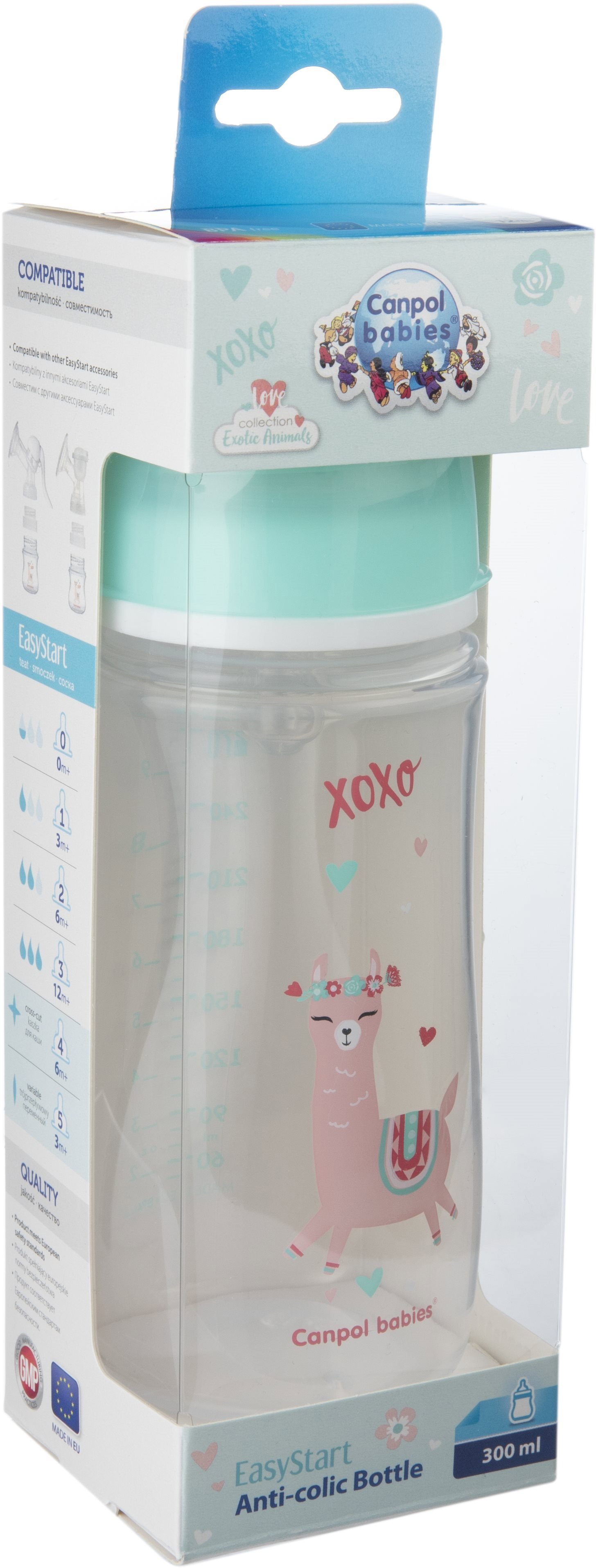 Canpol babies EXOTIC ANIMALS 300 ml zelená
