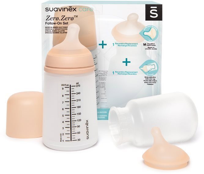 SUAVINEX Pokračující set ZERO ZERO 270 ml