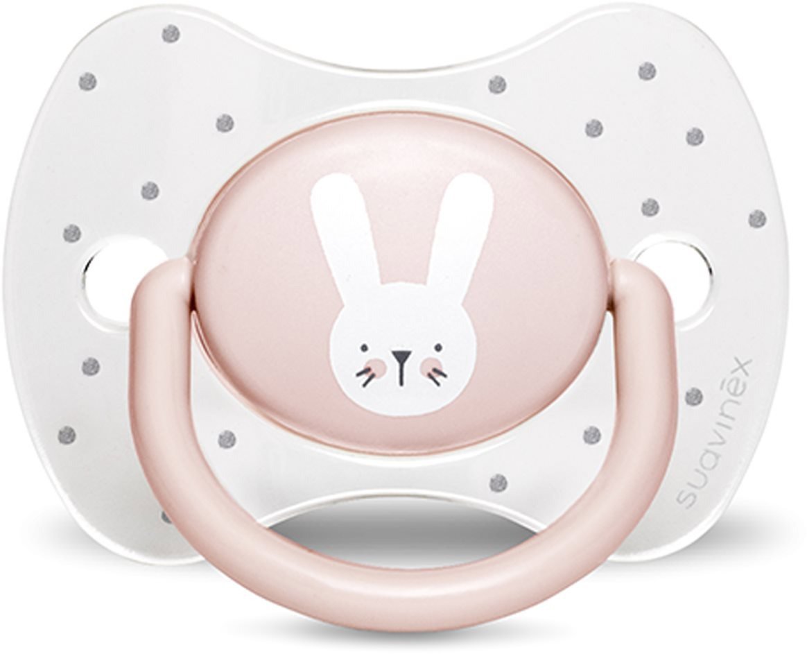 BABY11327 SUAVINEX Premium Hygge +18m Králíček růžová