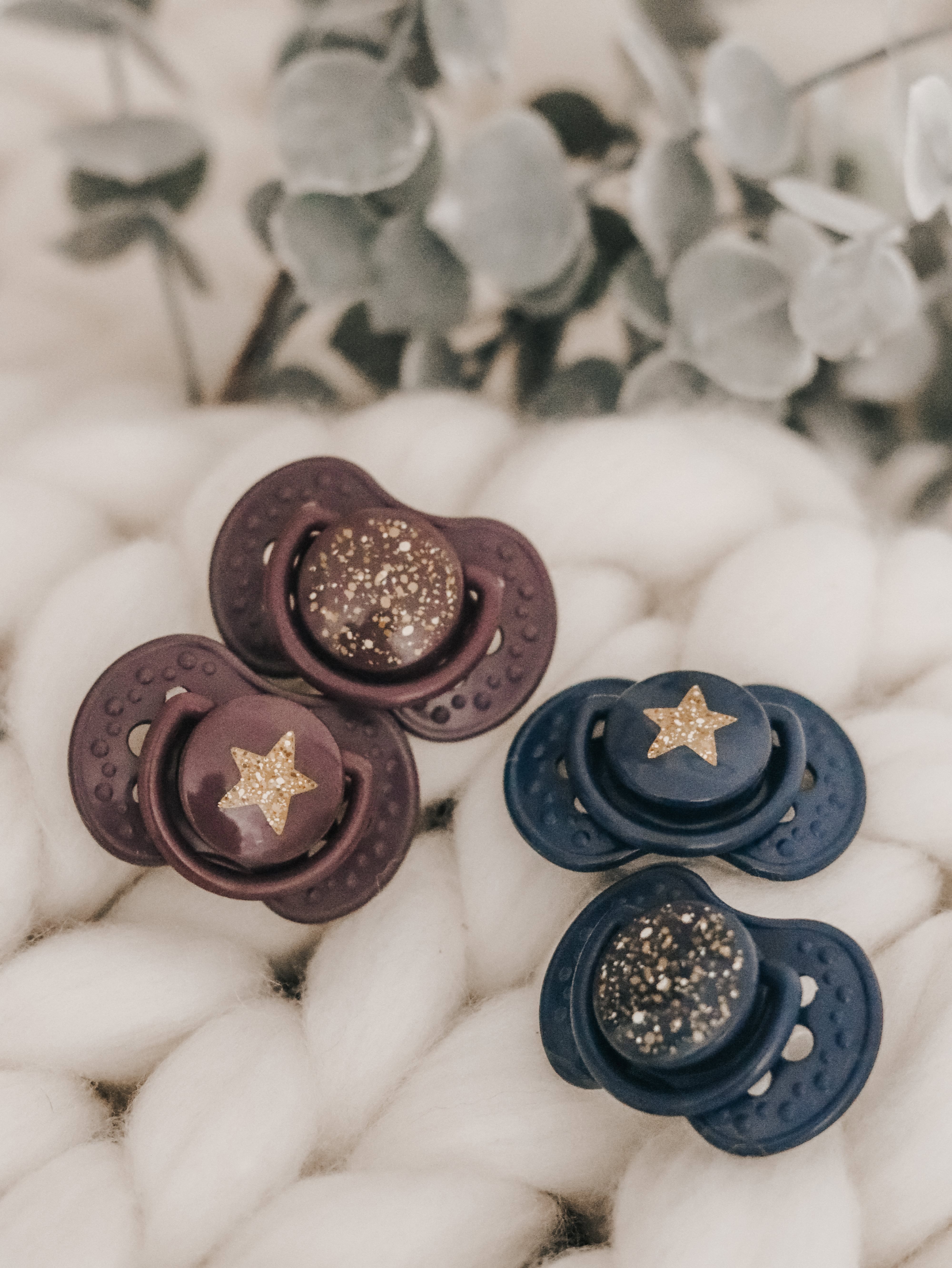 Dudlíku LOVI Stardust 6-18m 2 ks Violet