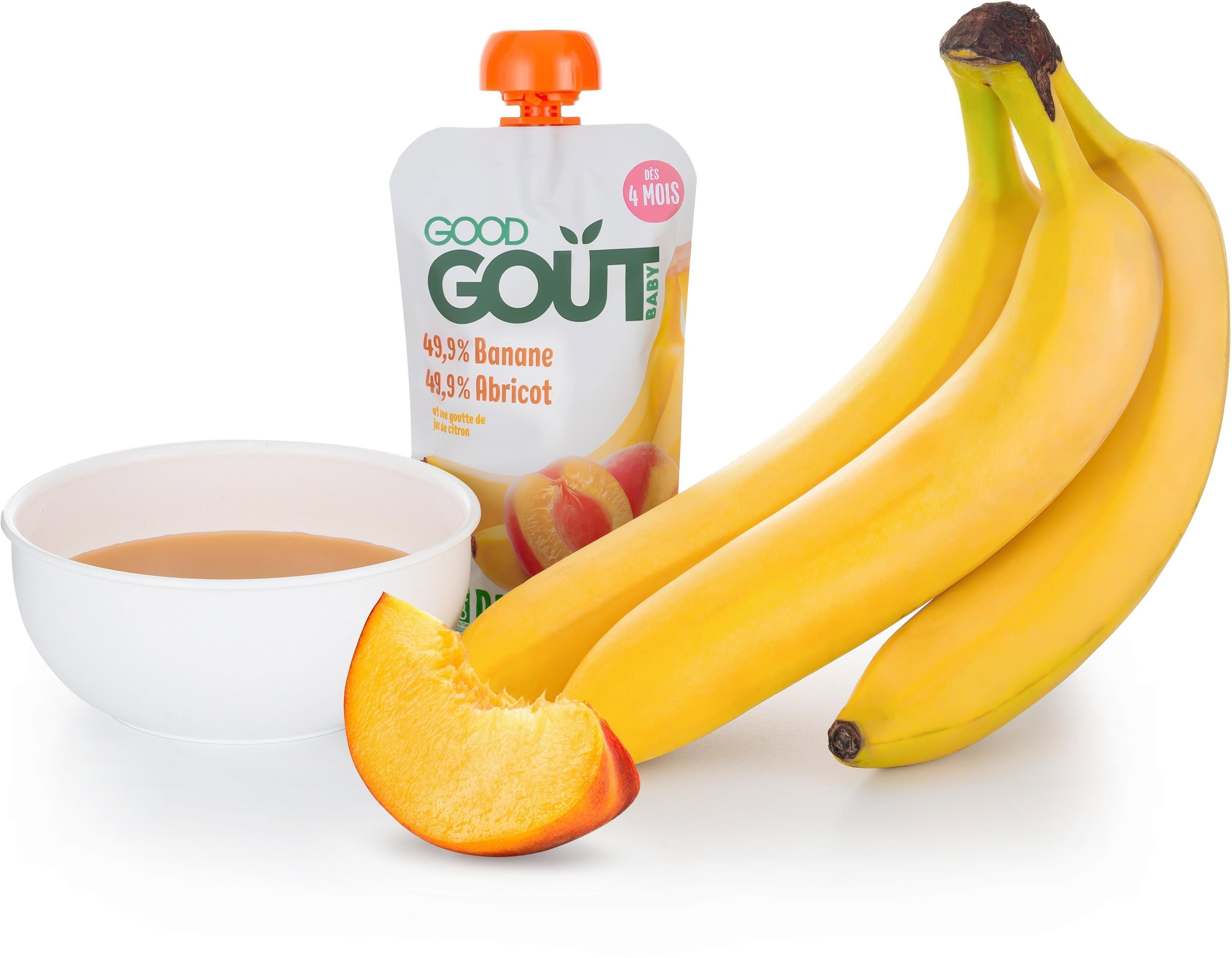 Good Gout BIO Meruňka s banánem 120 g