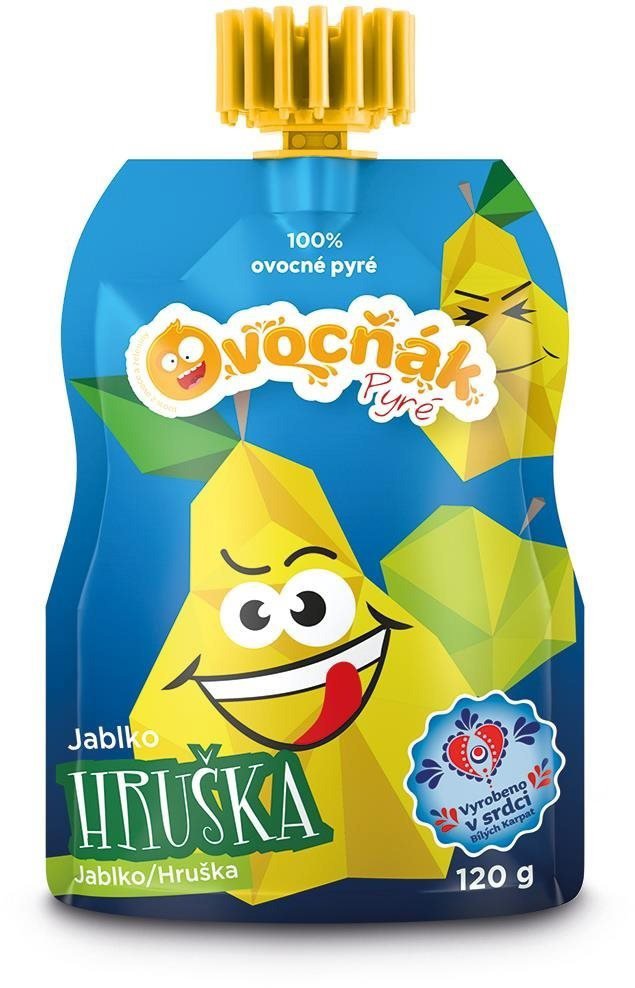 Kapsička pro děti Ovocňák pyré jablko-hruška 120 g