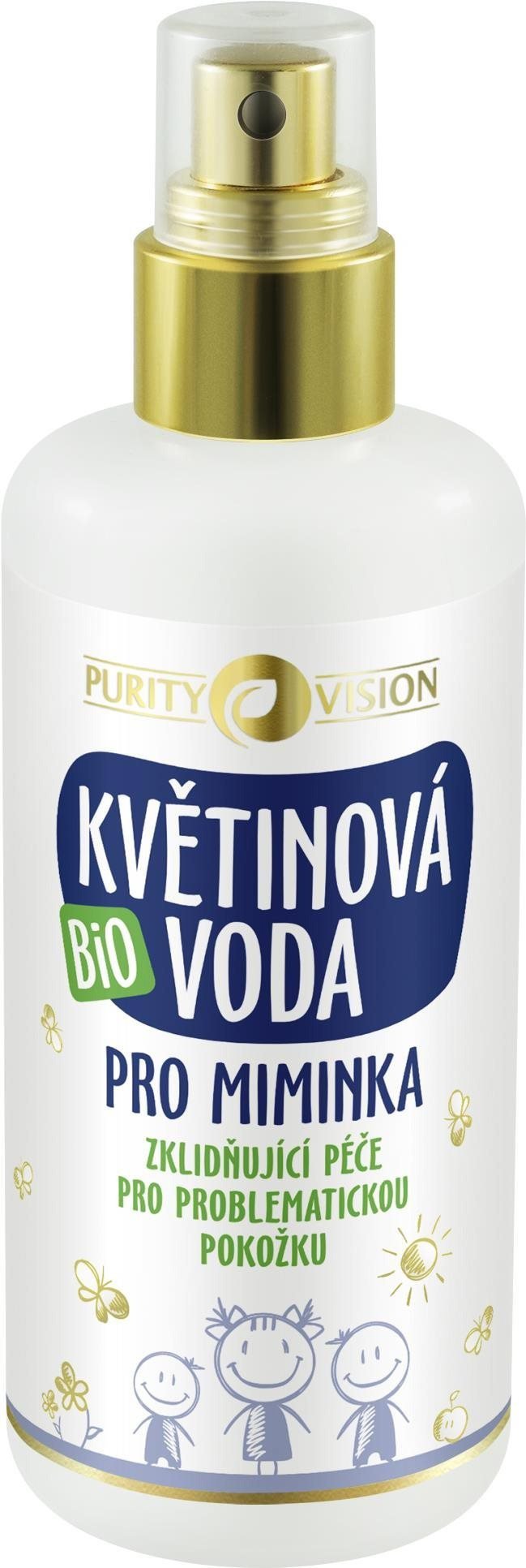 Pleťová voda PURITY VISION Bio Květinová voda pro miminka - sprej 200 ml