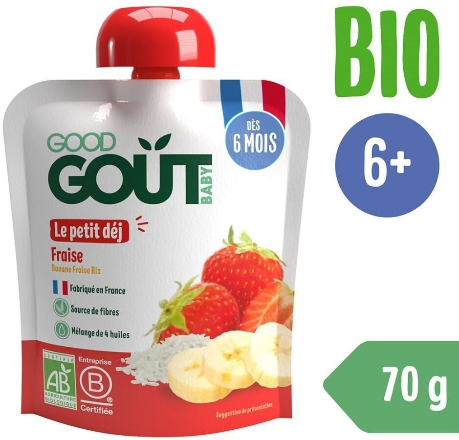 Good Gout BIO Jahodová snídaně 70 g
