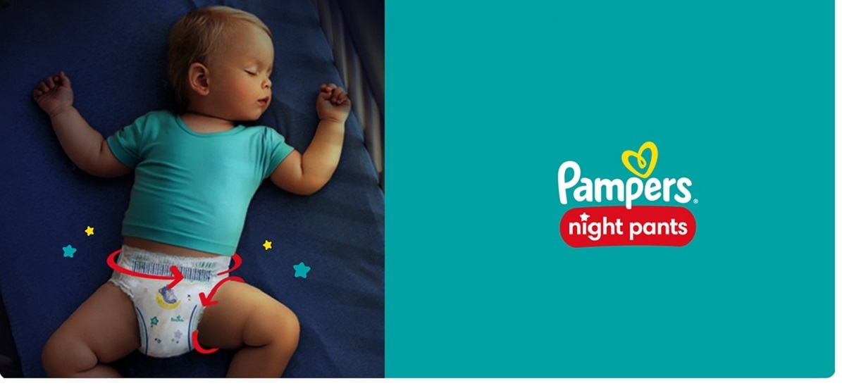 Plenkové kalhotky Pampers Night Pants