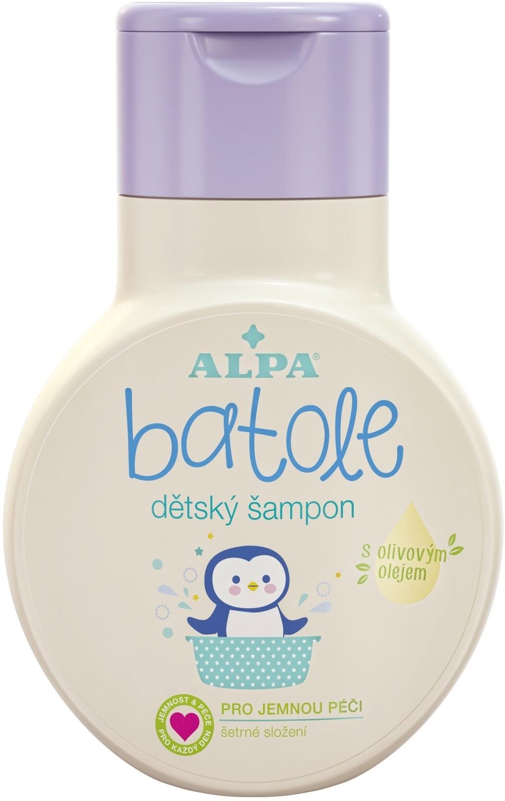 Dětský šampon ALPA Batole dětský šampon s olivovým olejem 200 ml