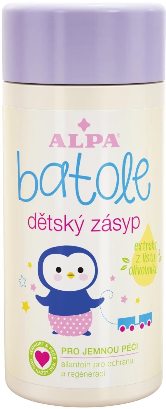Dětský pudr ALPA Batole dětský zásyp s extraktem olivovníku 100 g