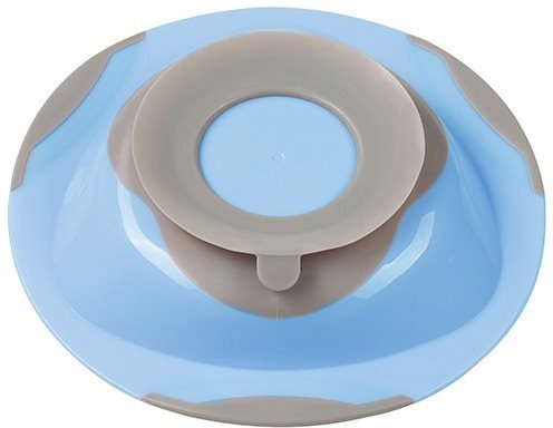 Dětský talíř BabyOno dětský talíř s přísavkou, modrá