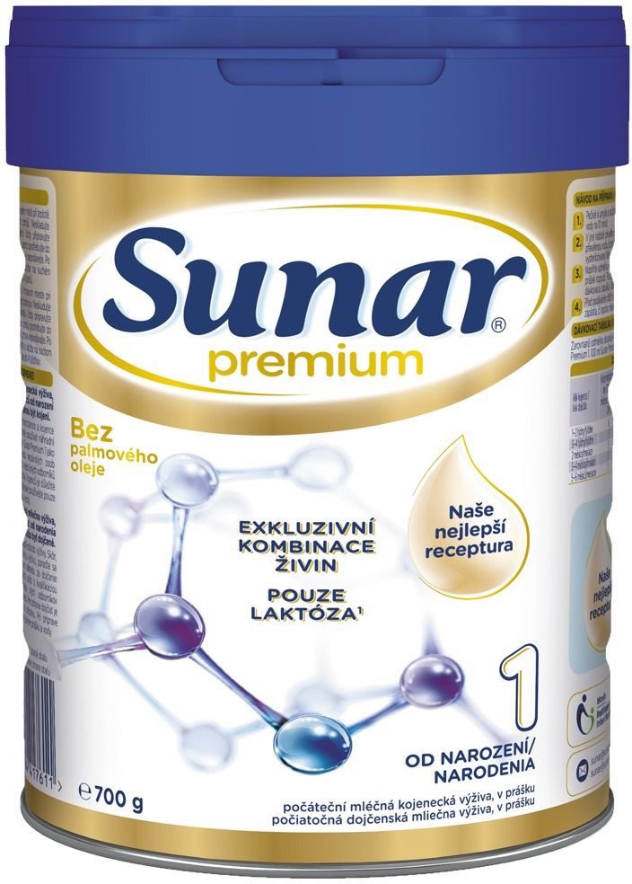 Kojenecké mléko Sunar Premium 1 Počáteční kojenecké mléko 700 g