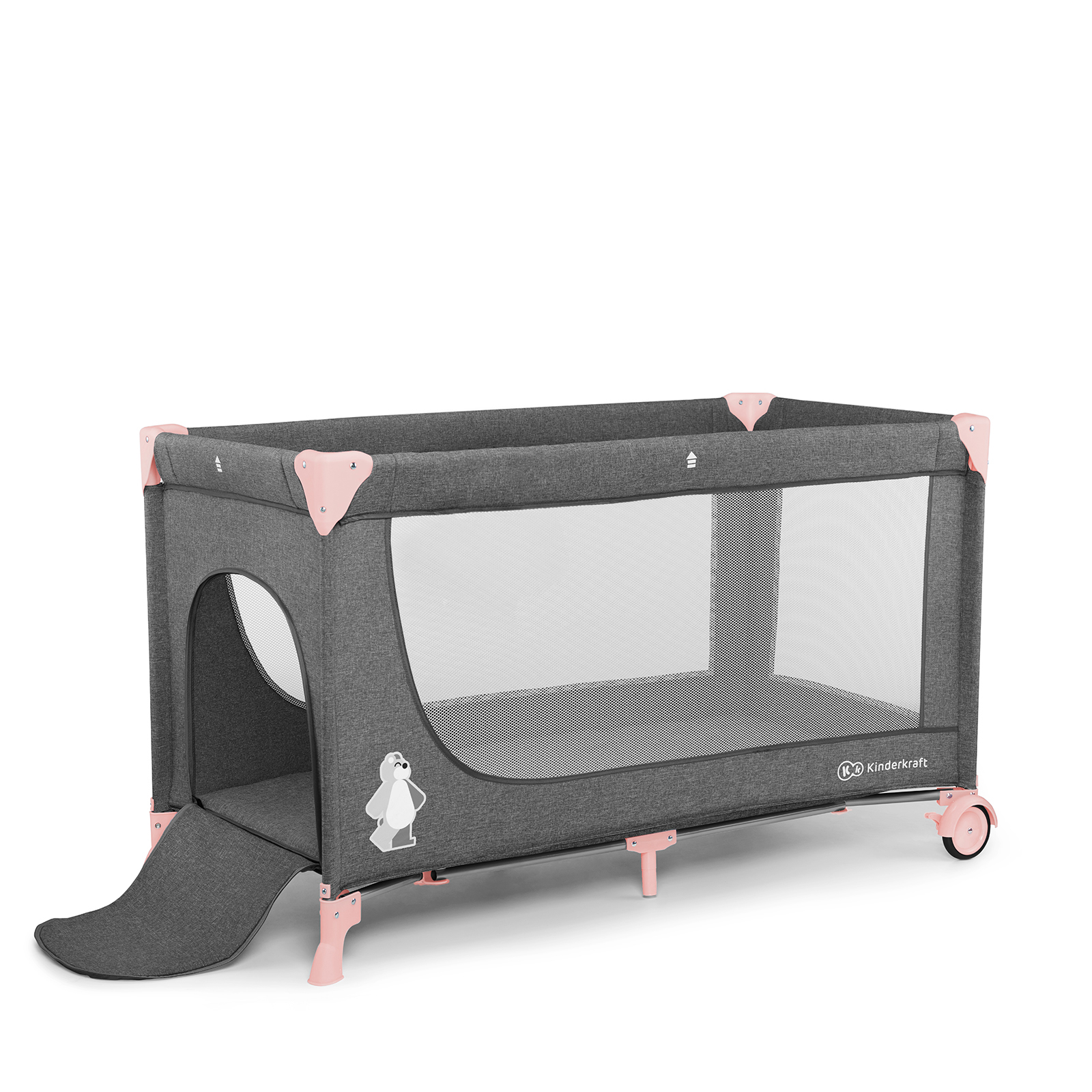 Cestovní postýlka Kinderkraft Joy Pink