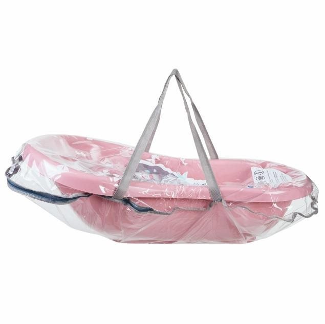 MALTEX baby bath tub for newborn teddy bear pink, 84 cm