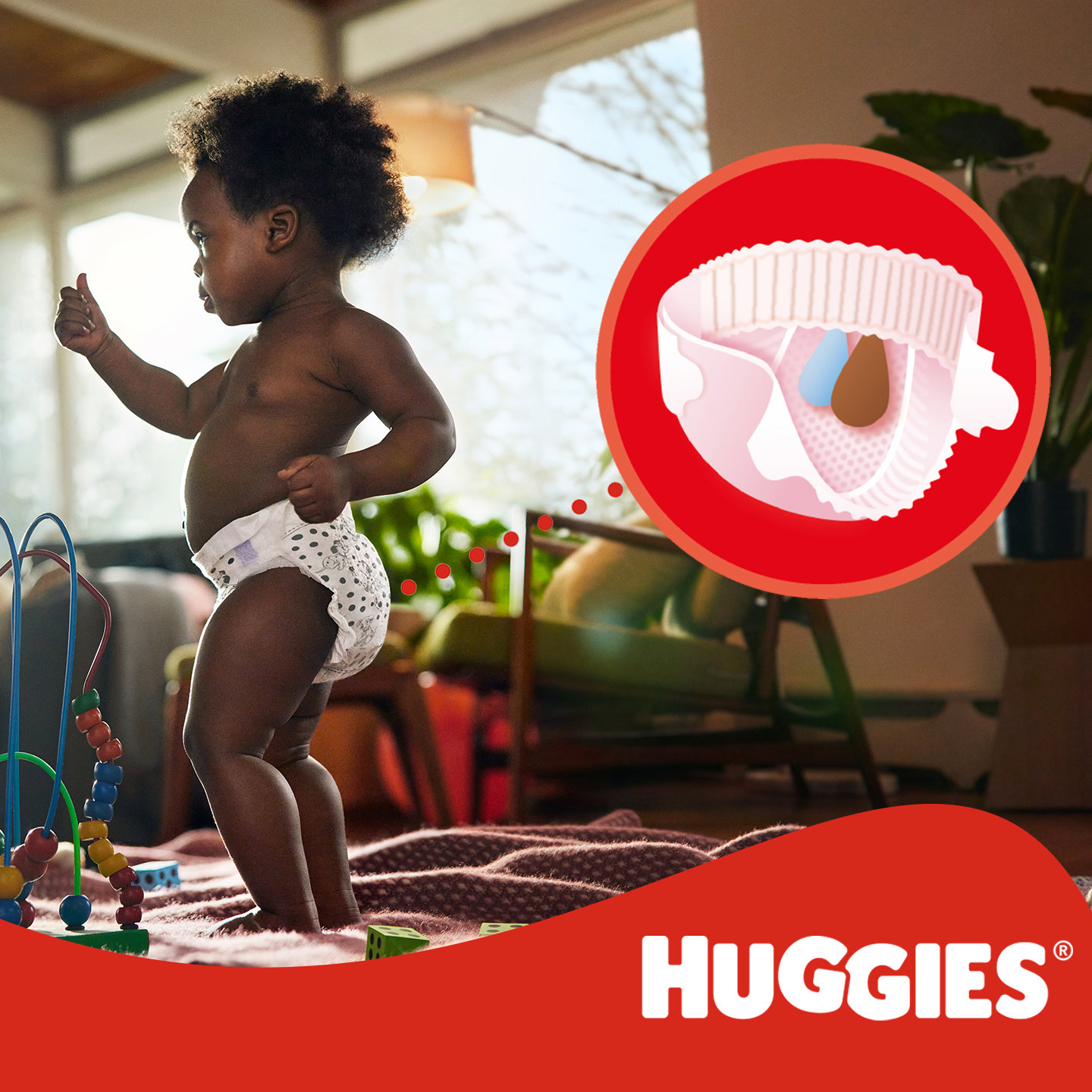 Jednorázové pleny HUGGIES Little Movers Mega 4