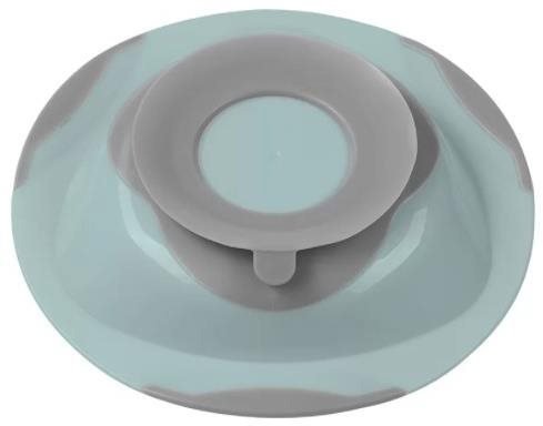 Dětský talíř BabyOno talířek s přísavkou, zelený