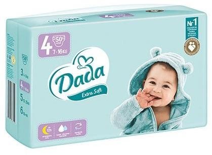 Jednorázové pleny DADA Extra Soft vel. 4, 50 ks