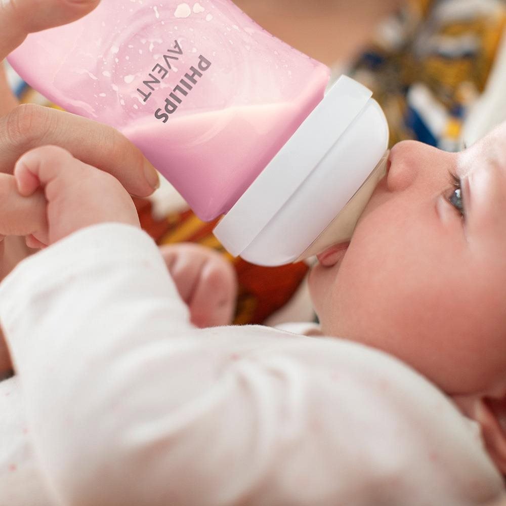 Kojenecká láhev Philips AVENT Natural Response 260 ml, 1 m+, růžová
