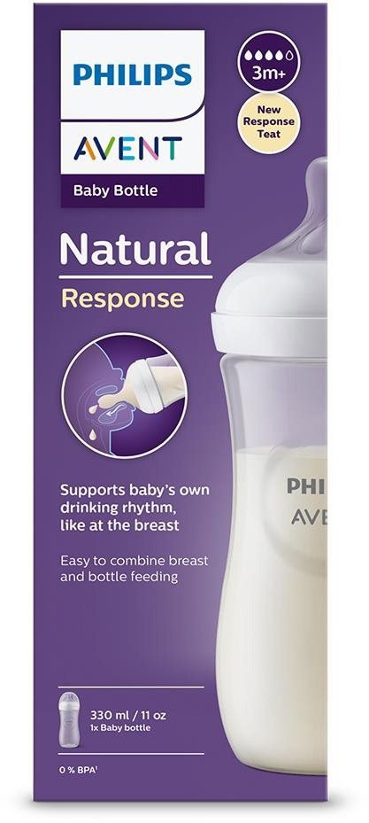 Kojenecká láhev Philips AVENT Natural Response 330 ml, 3 m+