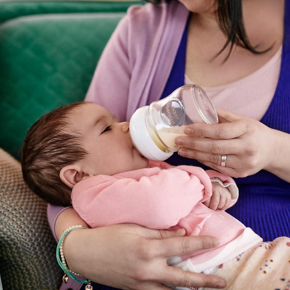 Kojenecká láhev Philips AVENT Natural Response skleněná 120 ml, 0 m+