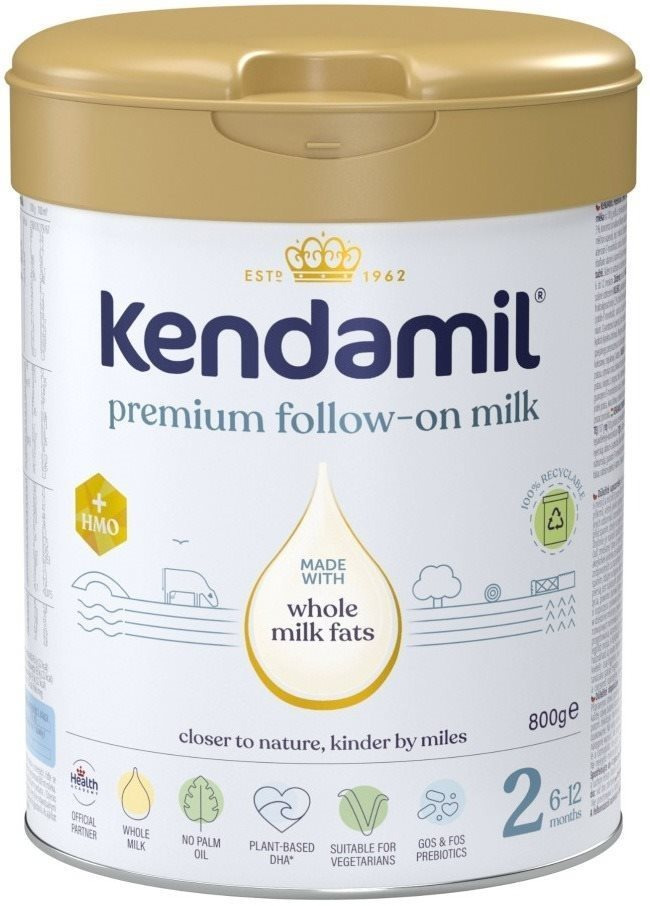 Kojenecké mléko Kendamil Premium 2 HMO+ (800 g)