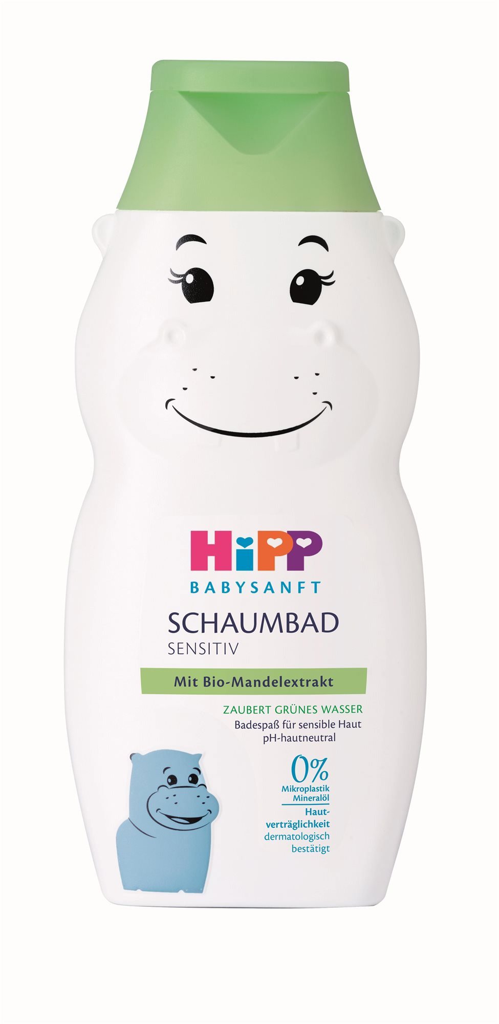 Pěna do koupele HiPP Babysanft dětská koupel hroch 300 ml