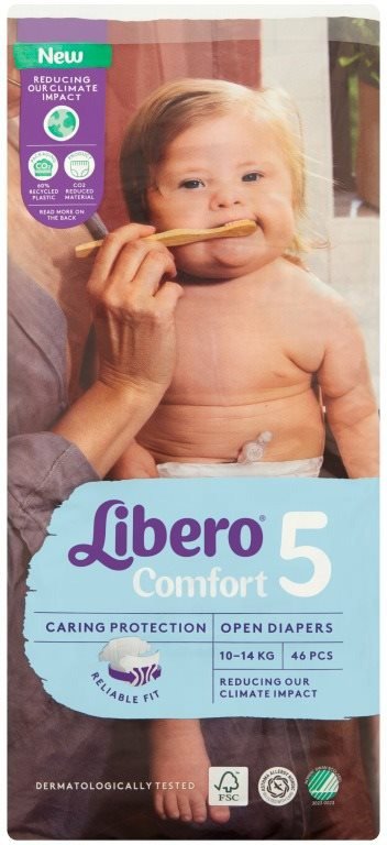Libero Comfort Disposable Diapers Size 5 Jumbo (46 pcs)