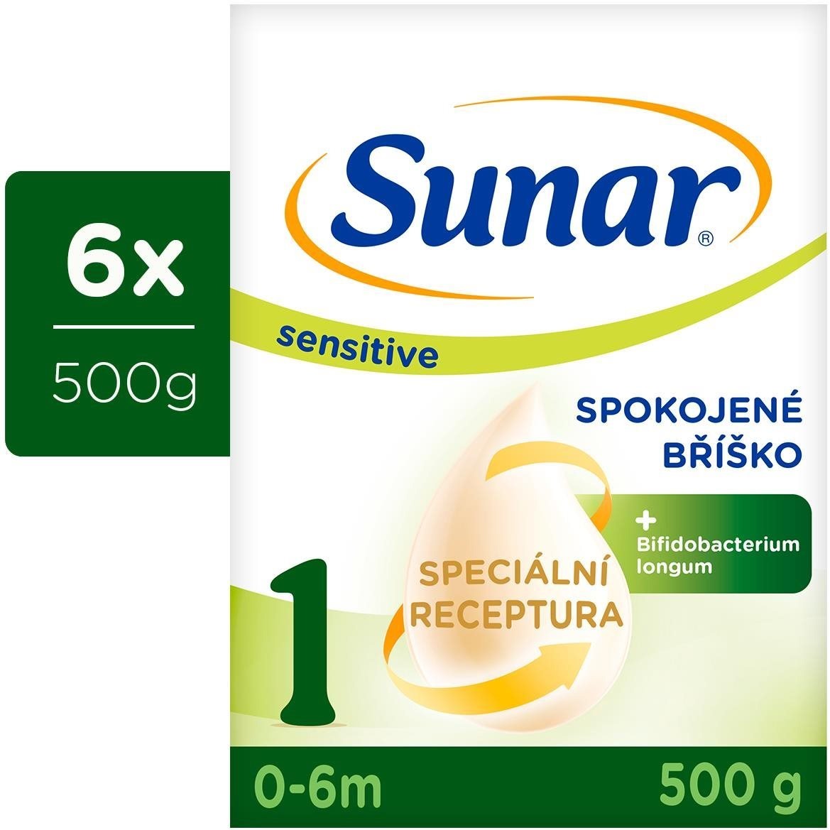 Kojenecké mléko Sunar Sensitive 1