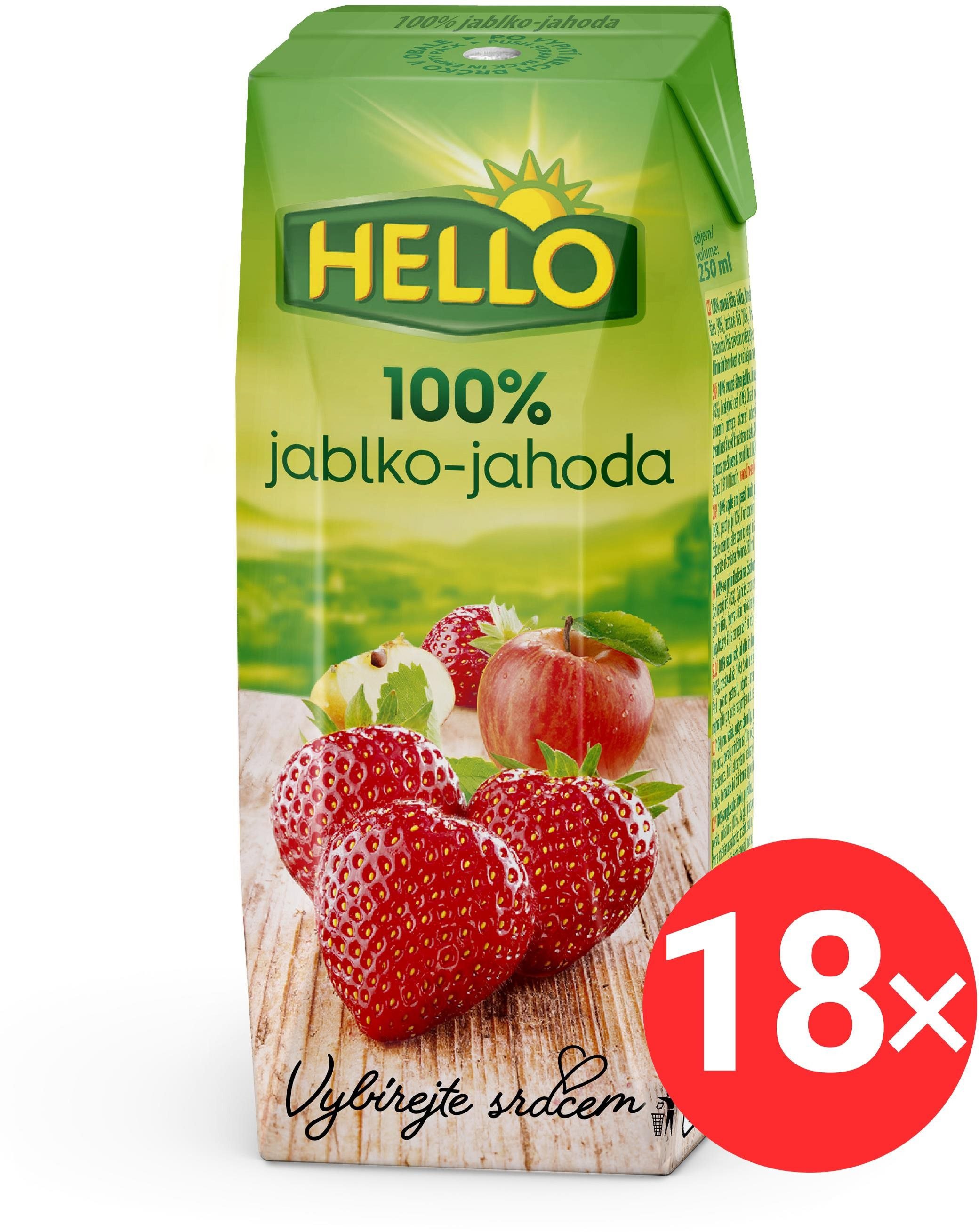 HELLO 100% Apple-Yahoda 18×250 ml