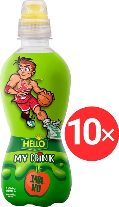 HELLO My Drink Jablko 10× 330 ml