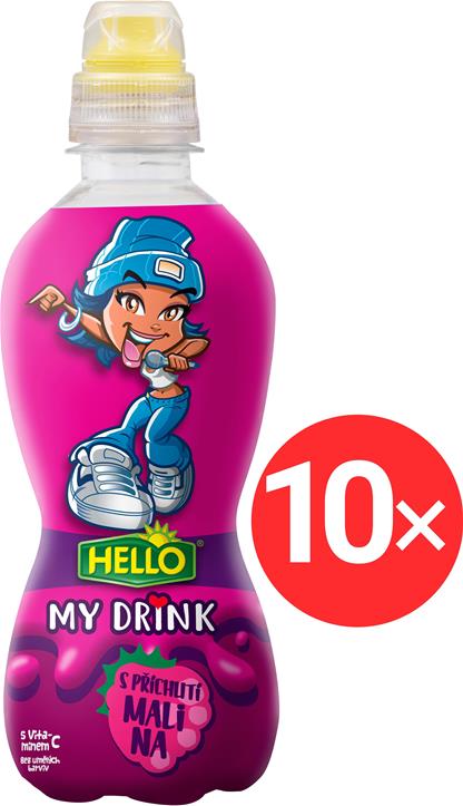 HELLO My Drink Malina 10× 330 ml