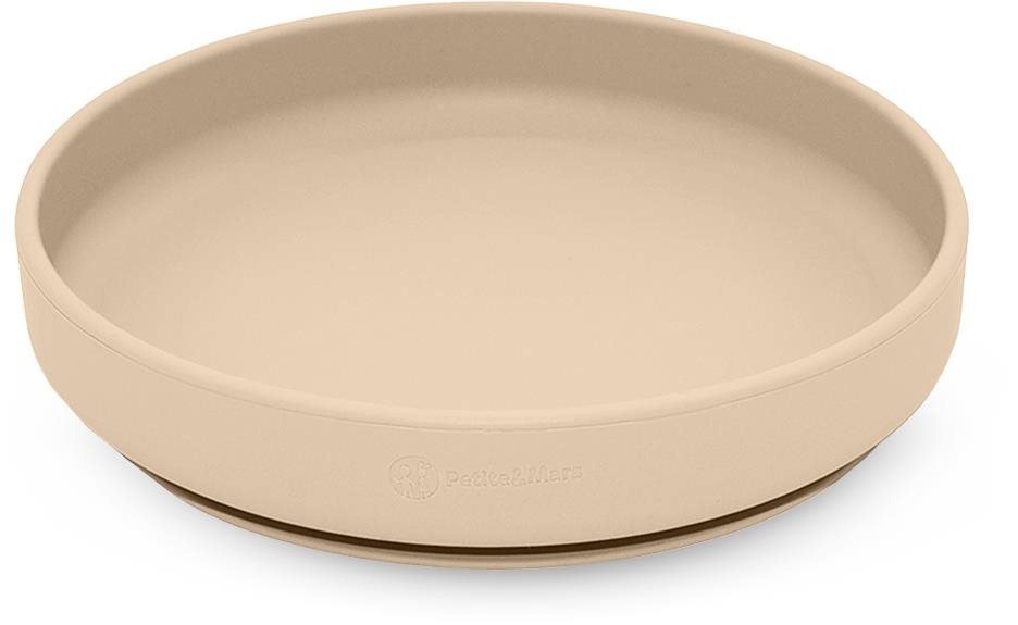 Dětský talíř PETITE&MARS Talíř silikonový s přísavkou Take&Match Desert Sand