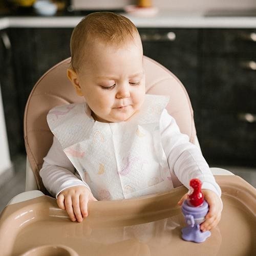 Krmící dudlík BabyOno Flower fialový