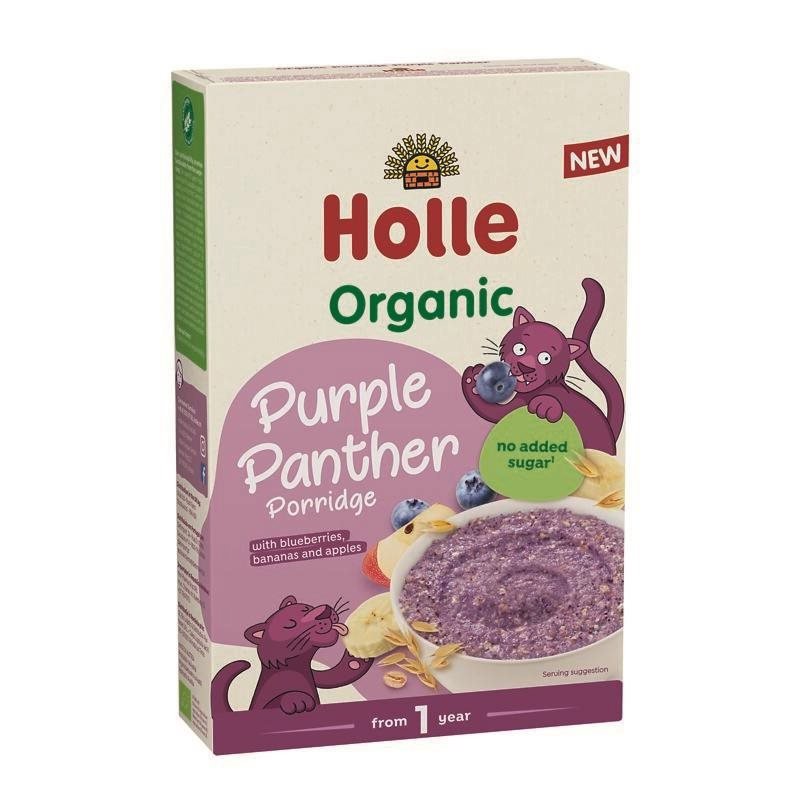HOLLE Bio Purple panther kaše s borůvkou, banánem a jablkem 200 g