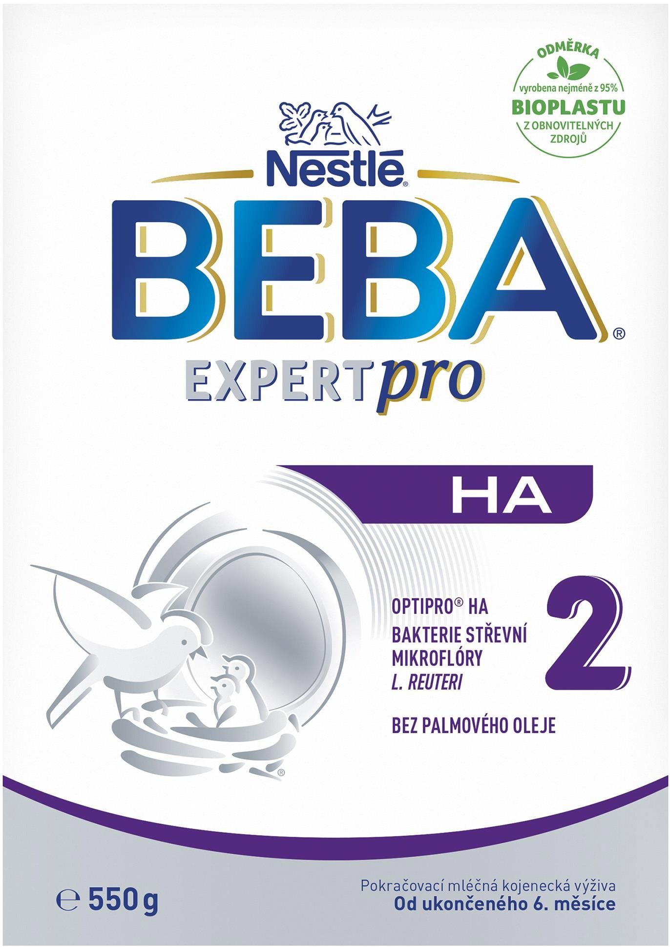 Kojenecké mléko BEBA EXPERTpro HA 2, 550 g