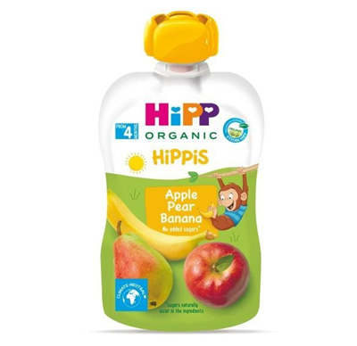 HiPP BIO 100% fruit Apple-Pear - Banana from 4 months, 100 g