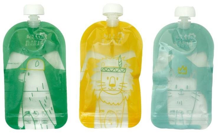 Plnitelná kapsička BADABULLE sada sáčků 150 ml, 15 ks