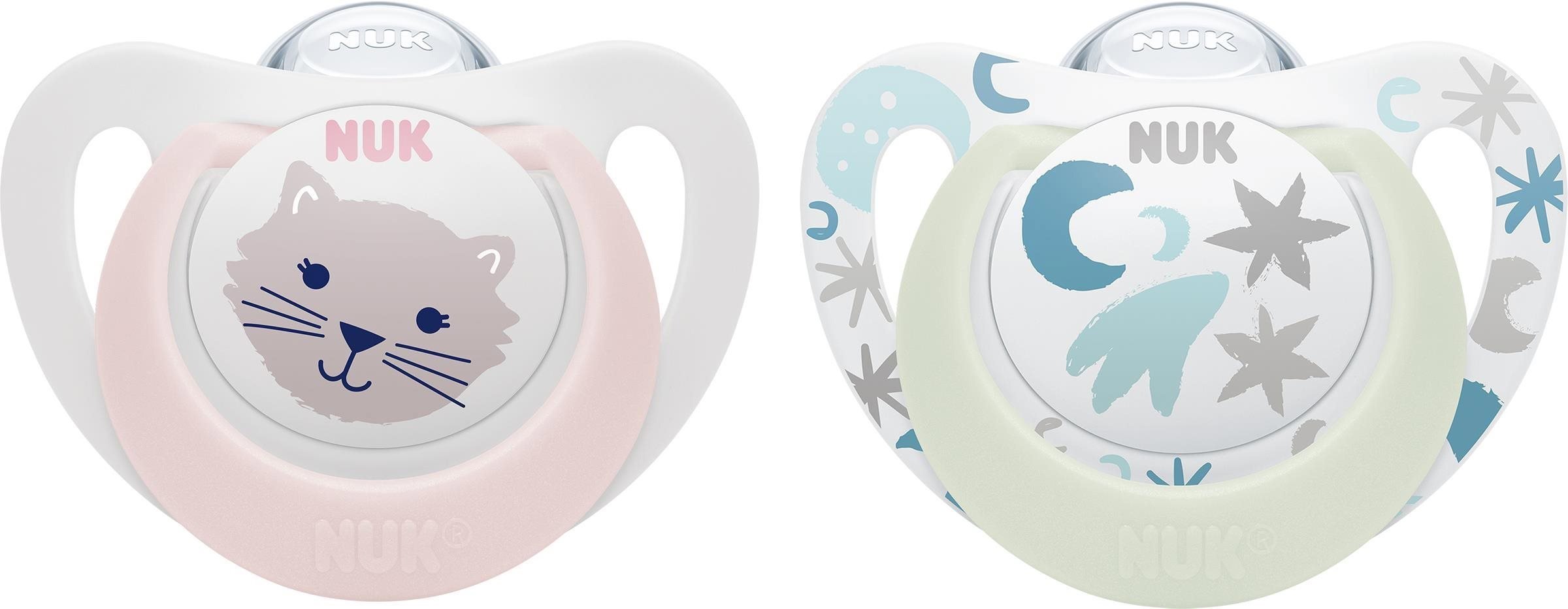 NUK Star Den&Noc 0–6 m, box holka, 2 ks