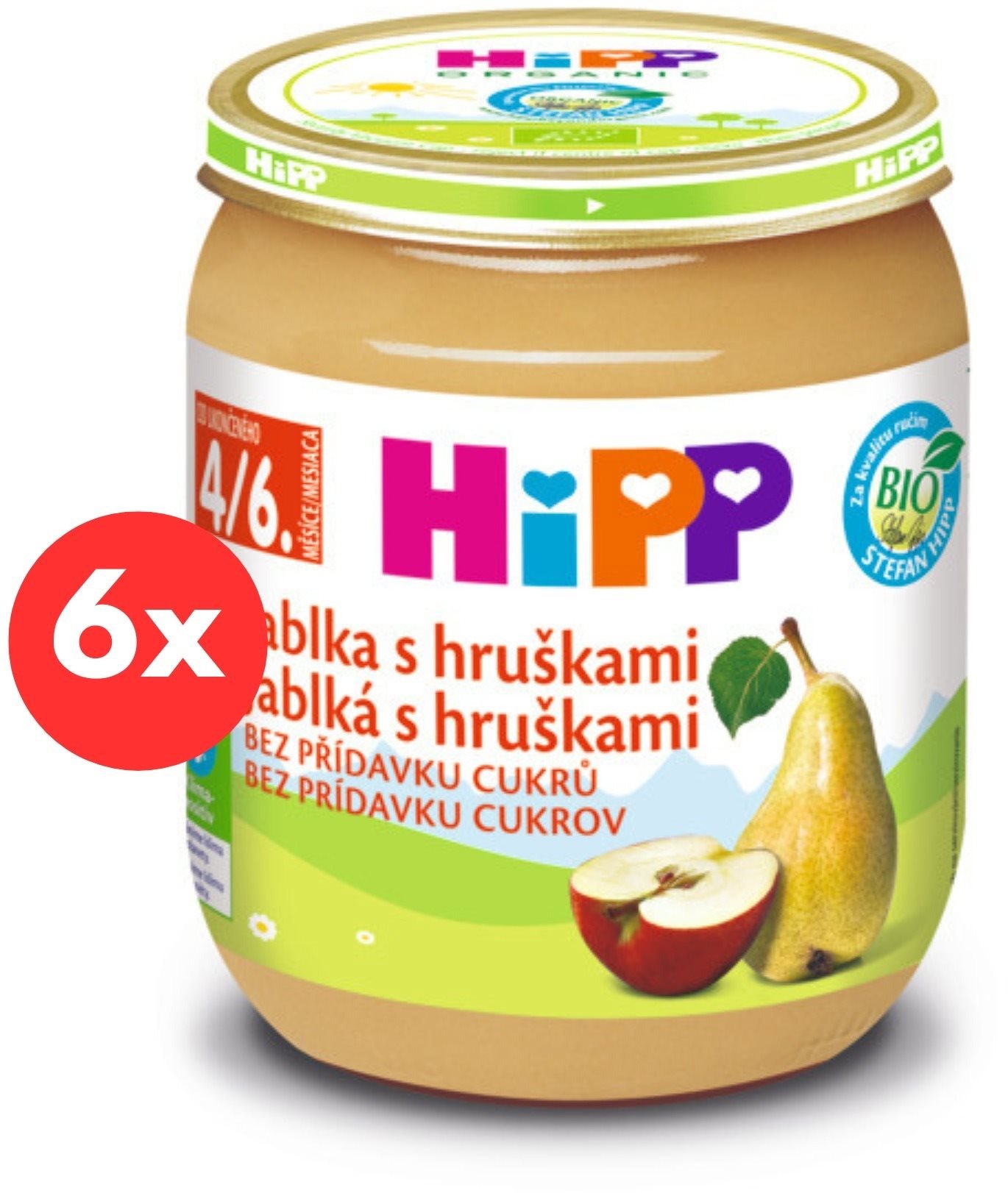 HiPP BIO Apples with pears - 6×125 g