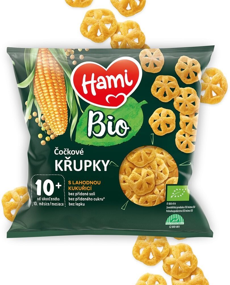 HAMI BIO čočkové křupky s kukuřicí