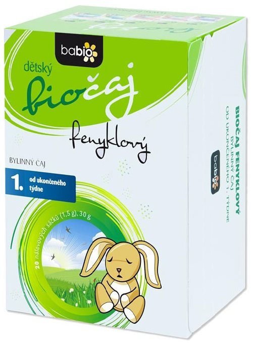 Dětský biočaj fenyklový GOLDIM Babio 20 ks