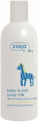 Dětské tělové mléko ZIAJA Baby Tělové mléko Zebra 300 ml