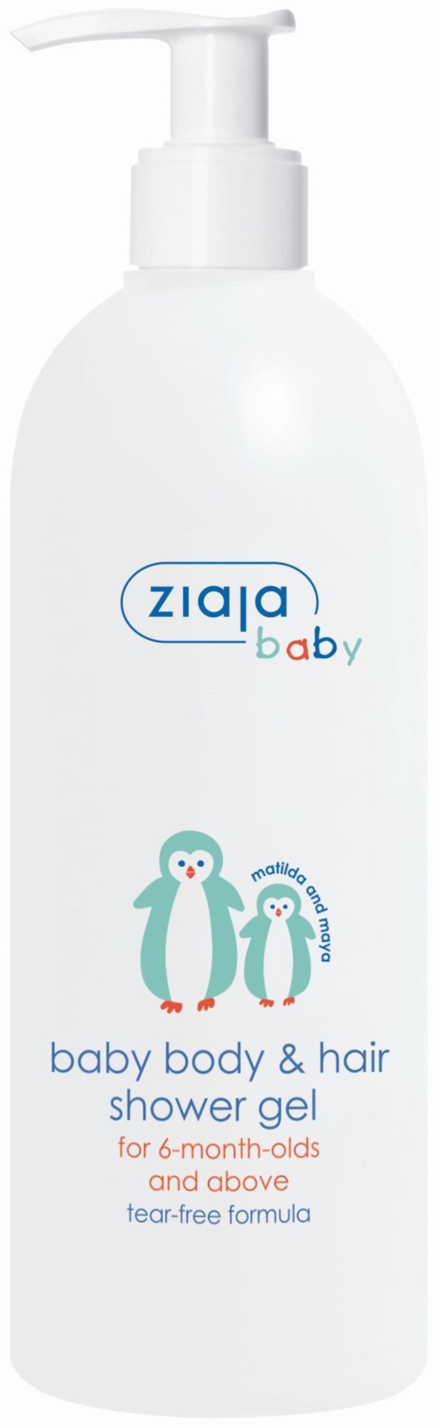 Dětský sprchový gel ZIAJA Baby Hypoalergenní mycí gel Tučňák 400 ml