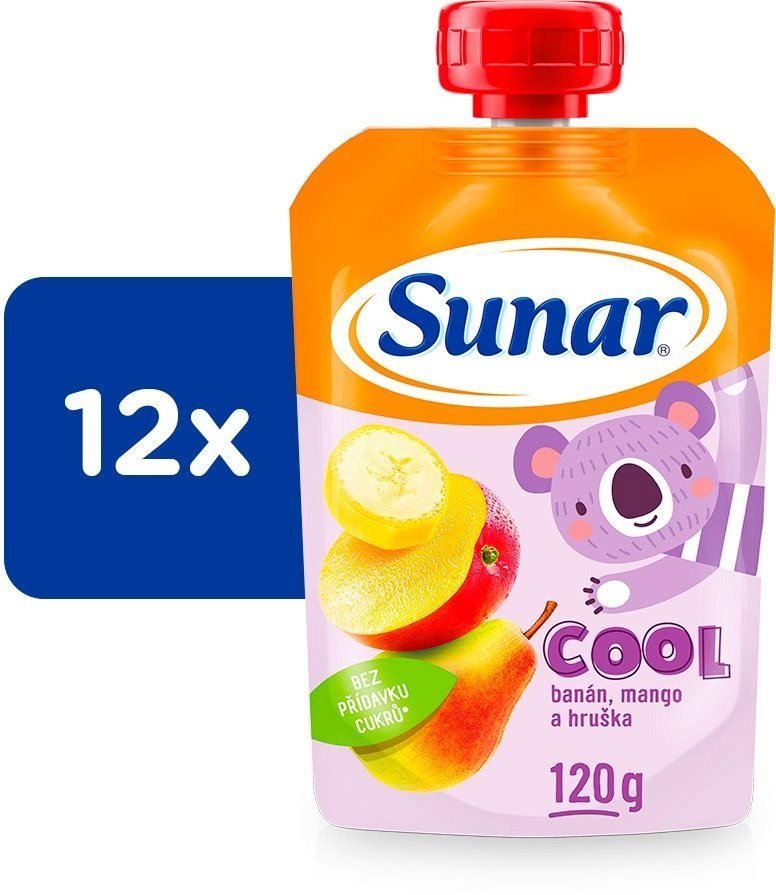 Sunar Cool ovocná kapsička hruška, banán, mango