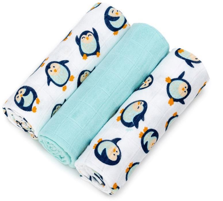 BABY8034 T-TOMI BIO Bambusové pleny Penguins