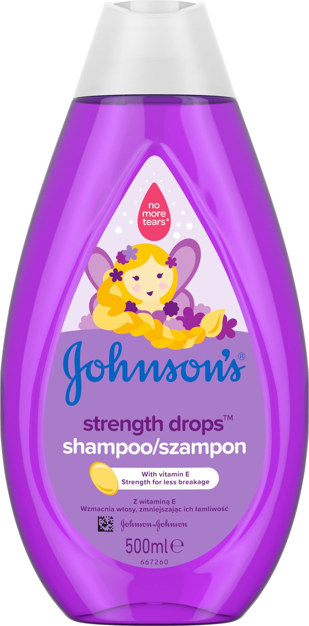 Detský šampón JOHNSON' S BABY Strength Drops posilňujúci šampón 500 ml