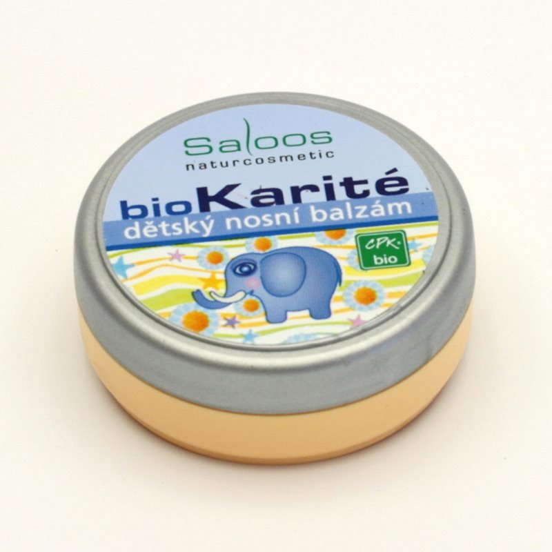 Balzám SALOOS Bio karité dětský nosní balzám 19 ml