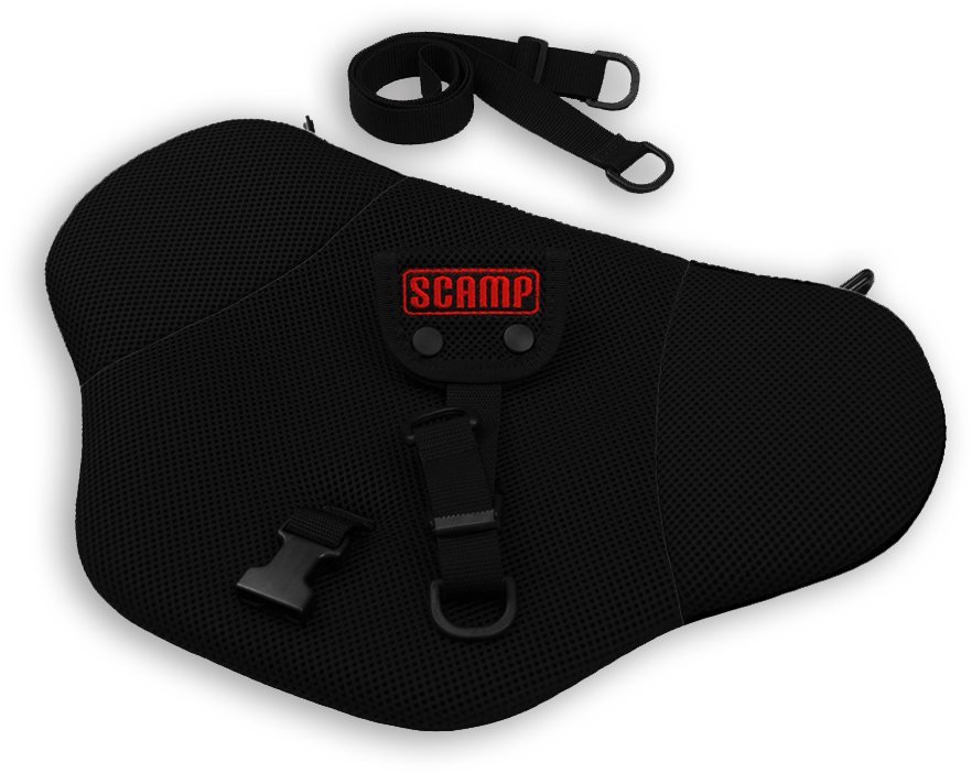 Těhotenský pás do auta SCAMP Comfort Isofix - černý