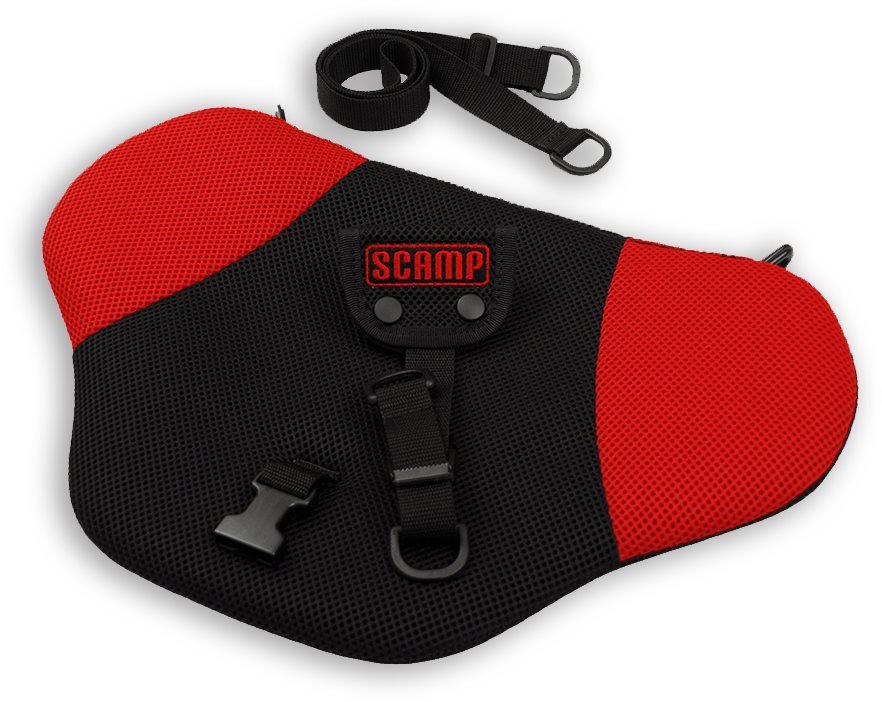 Těhotenský pás do auta SCAMP Comfort Isofix - červený