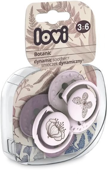 BABY8888 LOVI Dudlík LOVI BOTANIC 3-6 m, 2 ks - girl