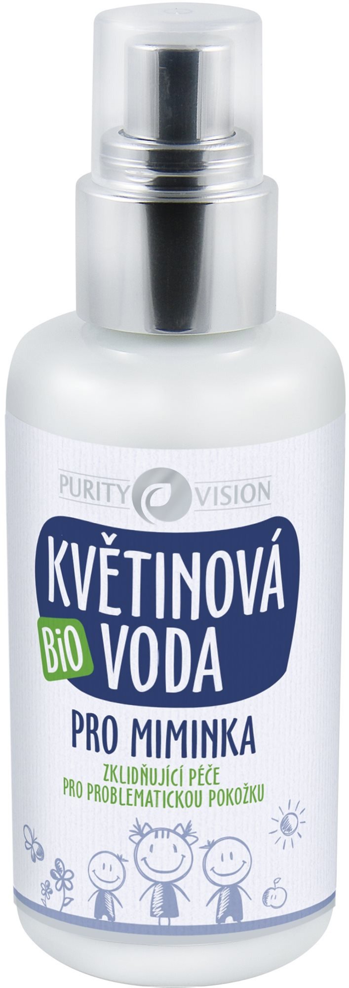 Pleťová voda PURITY VISION Bio Květinová voda pro miminka 100 ml